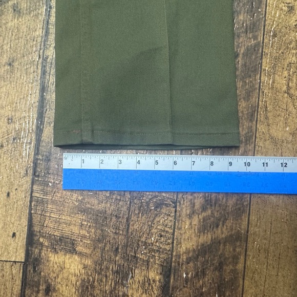 OshKosh B'gosh wide leg Mens Green Twill Pants Union Made Size 38 - Picture 5 of 12